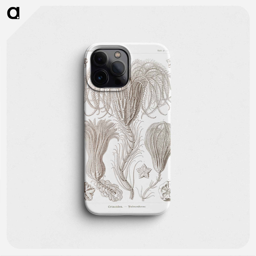 Crinoidea–Palmensterne - エルンスト ヘッケル Phone Case.