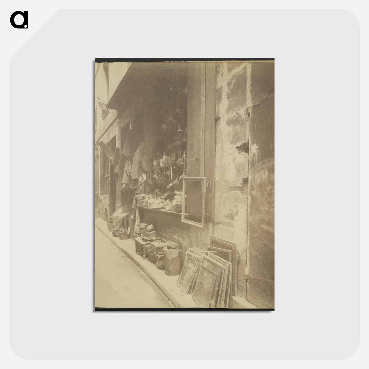 アートポストカード-Brocanteur, 1 Rue de la Reynie
- ウジェーヌ アジェ Postcard.