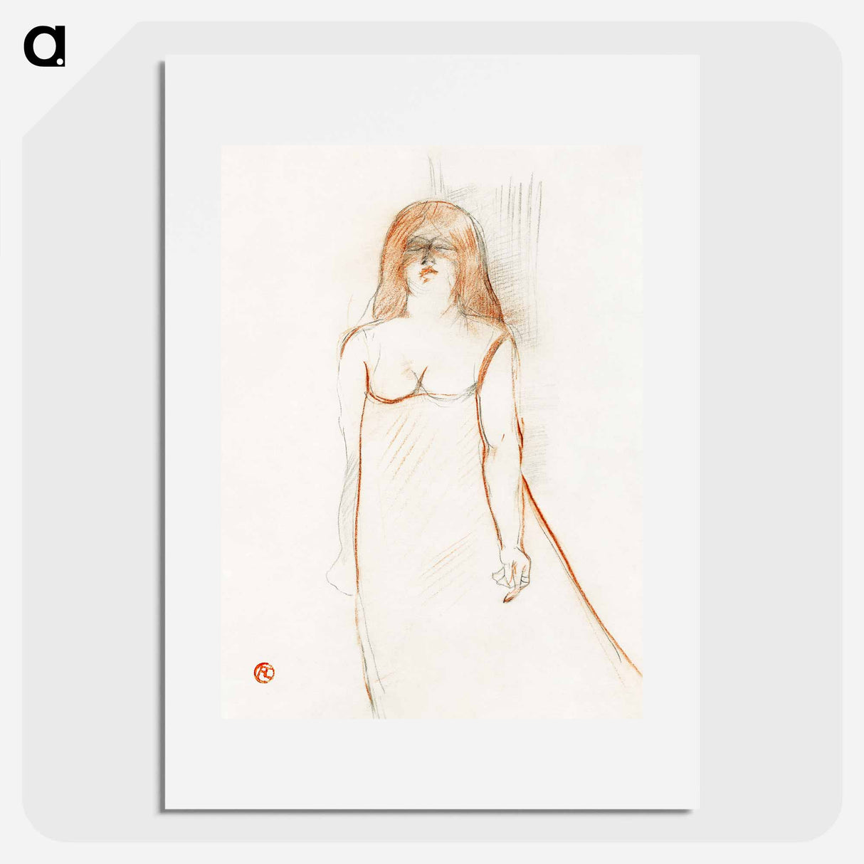 Mademoiselle Cocyte - Henri de Toulouse-Lautrec Poster.