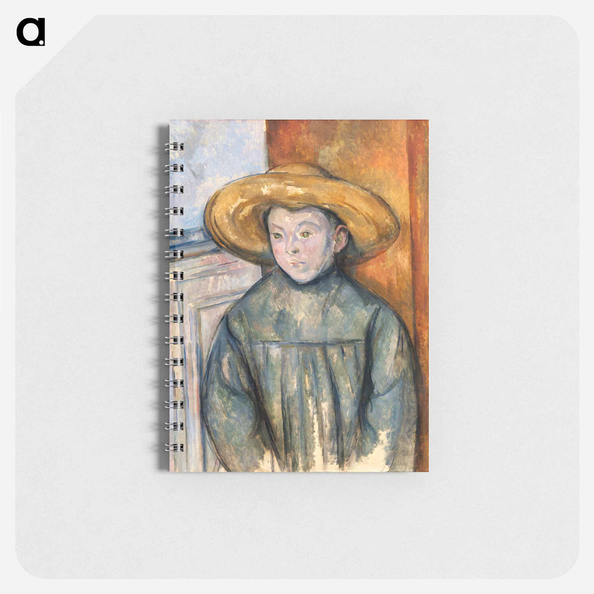 アートメモ帳-Boy With a Straw Hat - ポール セザンヌ Memo.