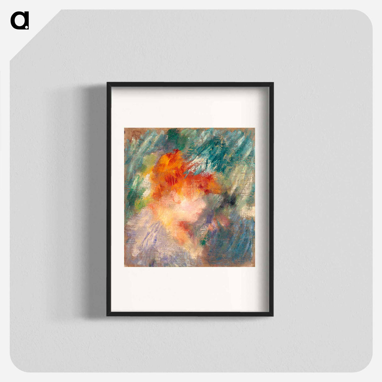 Jeanne Samary - Pierre Auguste Renoir Poster.