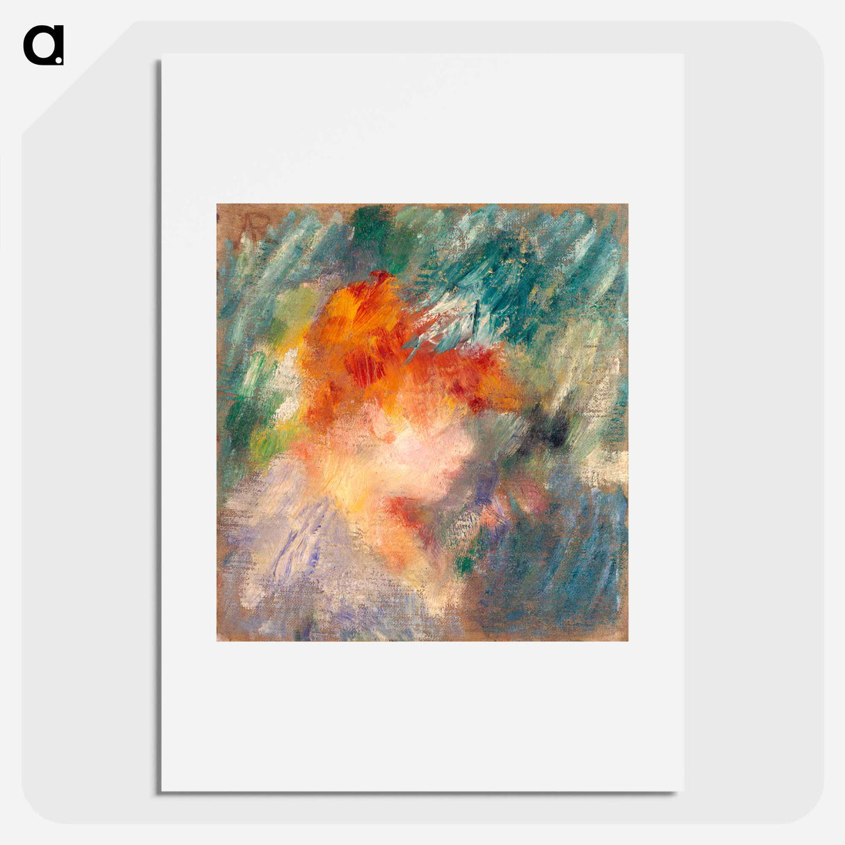 Jeanne Samary - Pierre Auguste Renoir Poster.