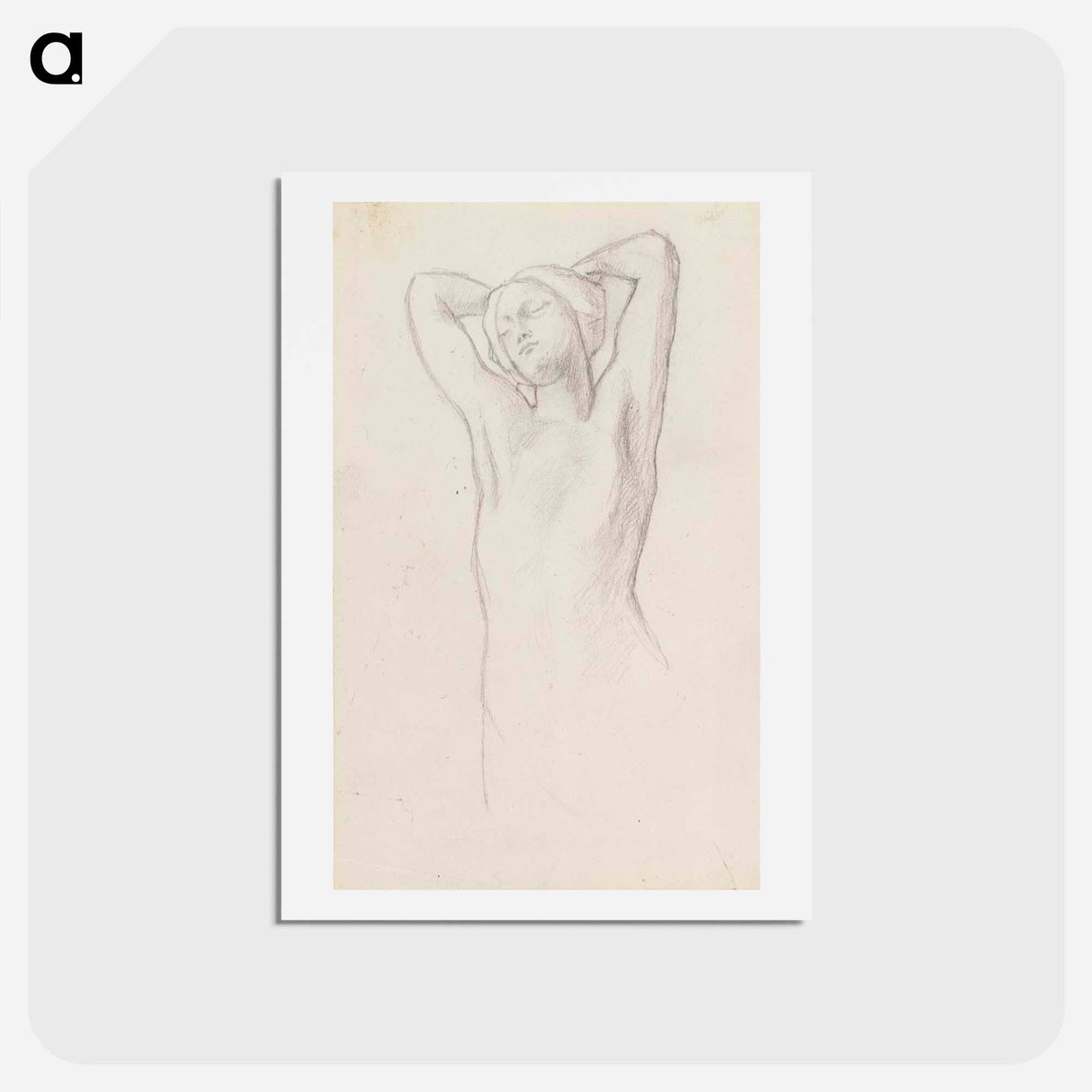 Alaston naismalli - アルバート エーデルフェルト Postcard.