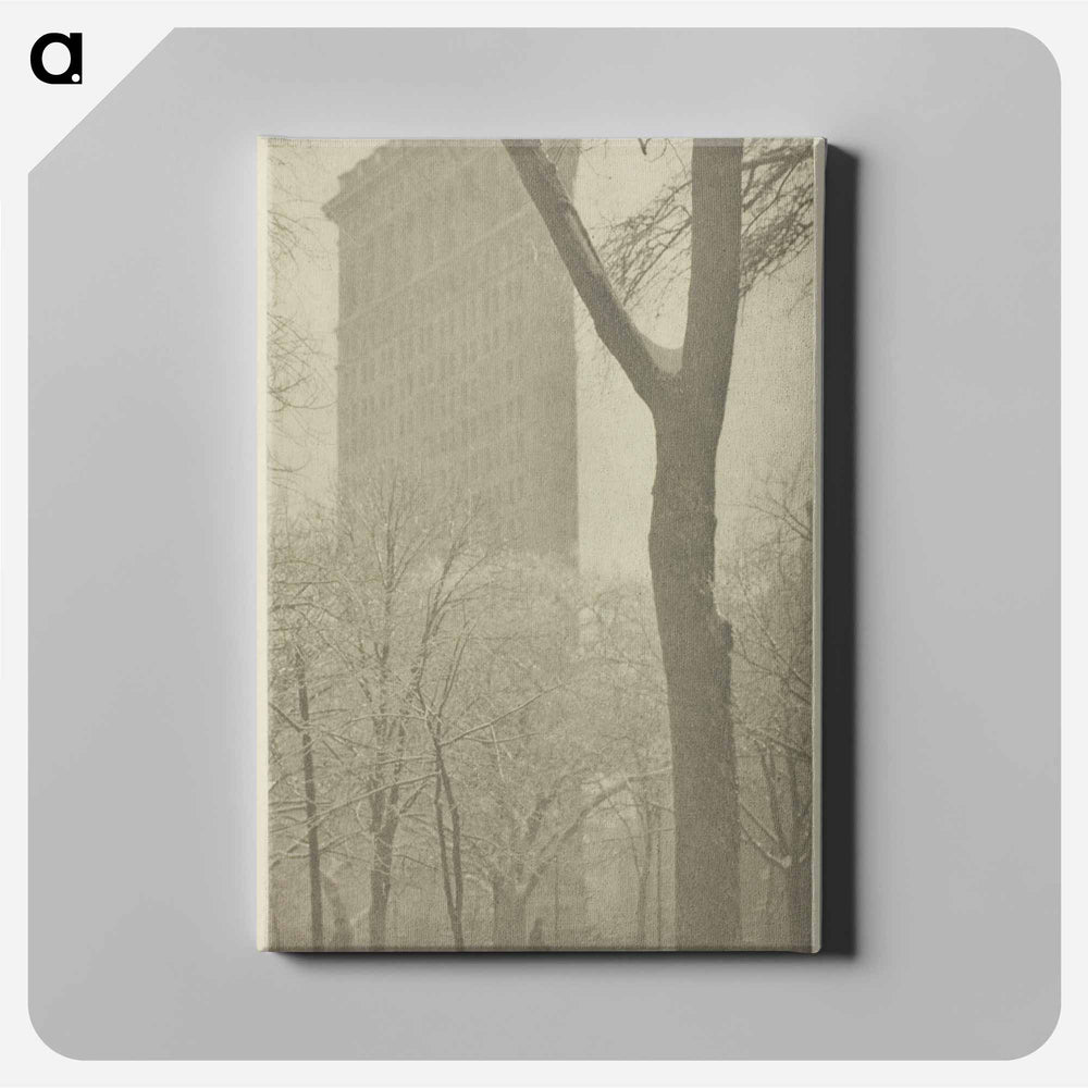 The Flatiron - アルフレッド スティーグリッツ Canvas.