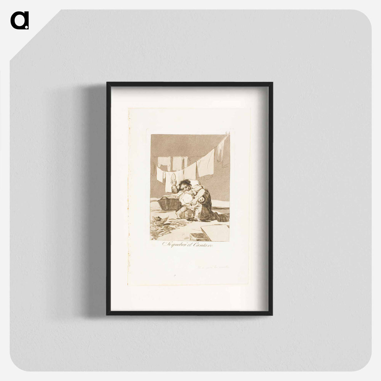 Yes, He Broke the Pot - フランシスコ デ ゴヤ Poster.