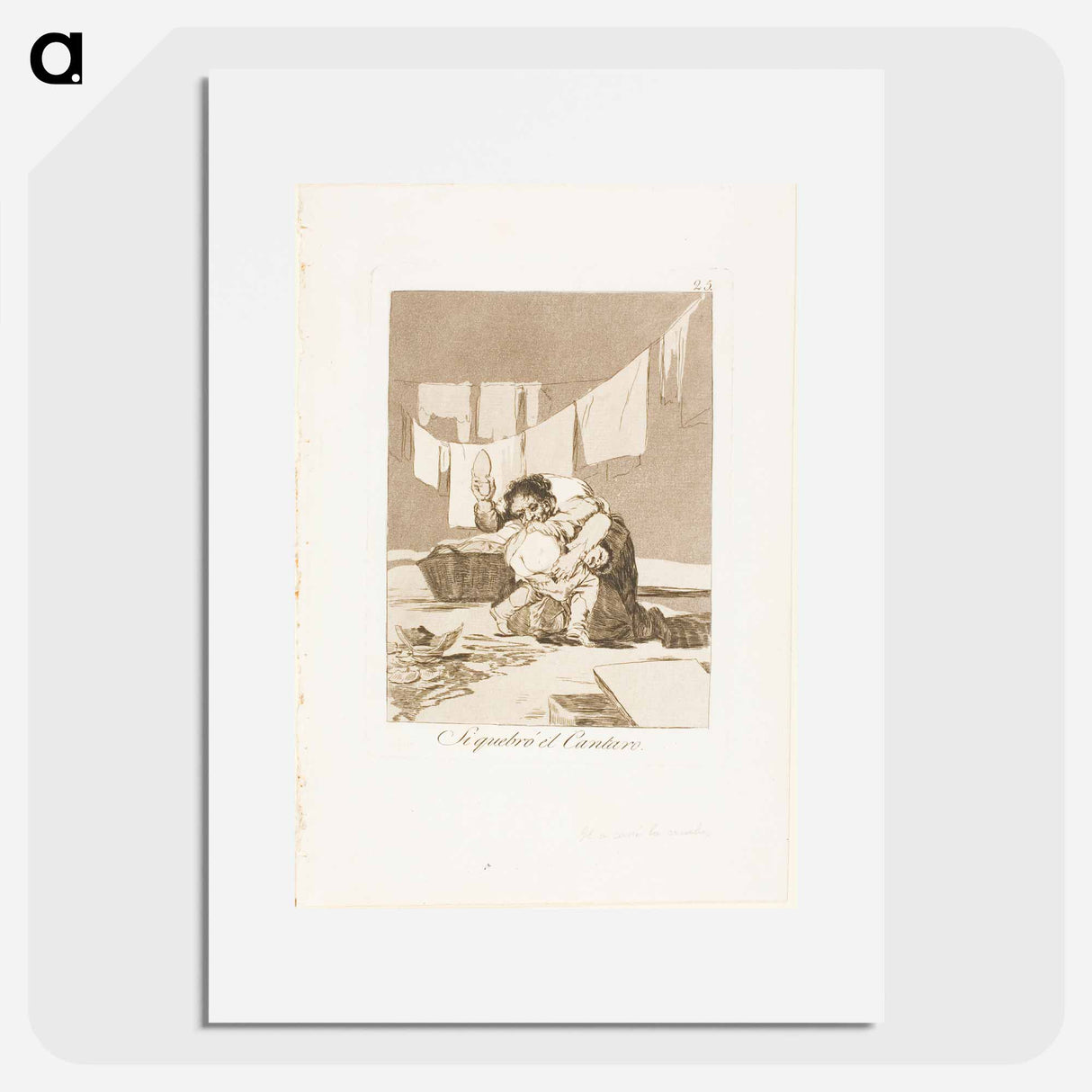 Yes, He Broke the Pot - フランシスコ デ ゴヤ Poster.