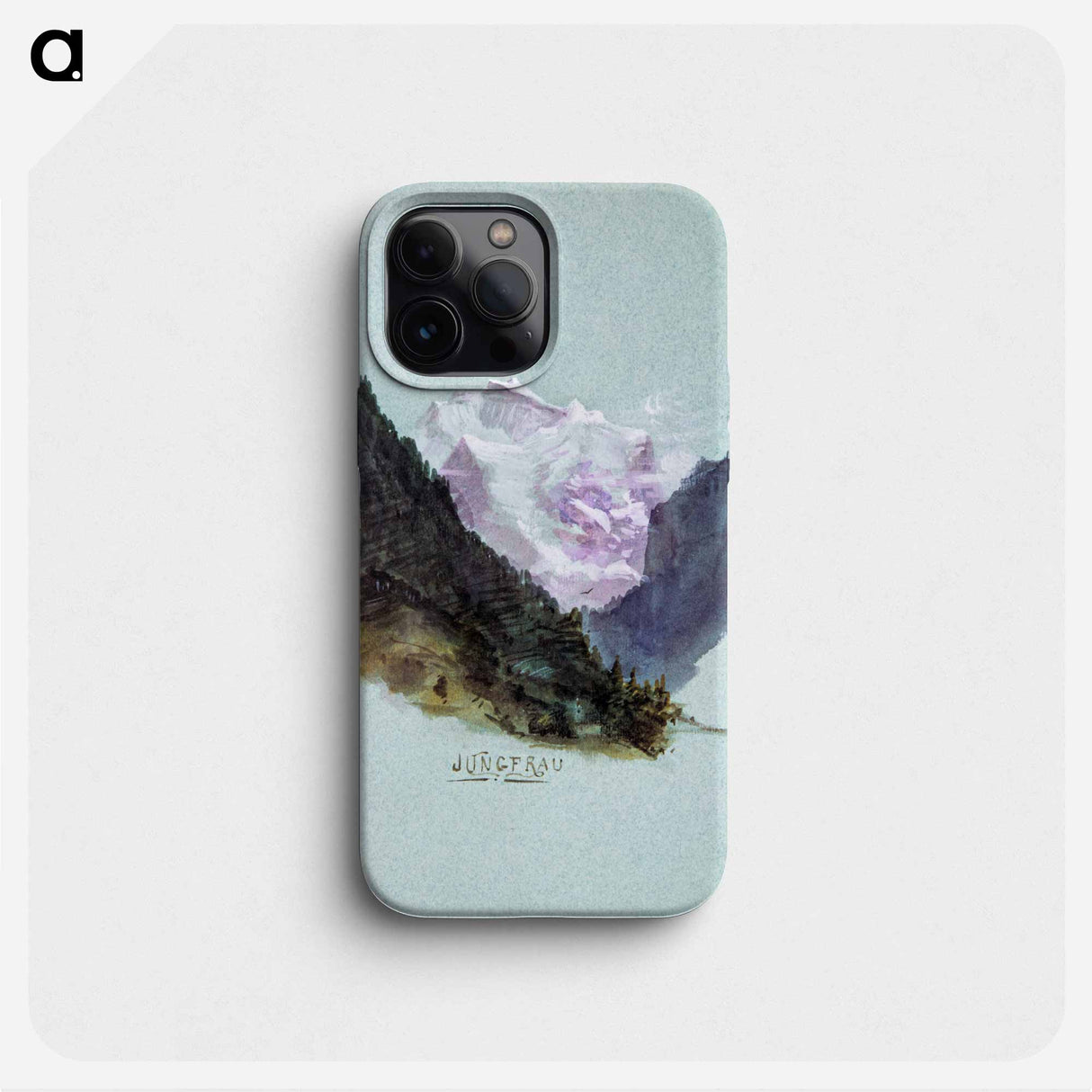 Jungfrau from Splendid Mountain Watercolours Sketchbook - John Singer Sargent Phone Case.