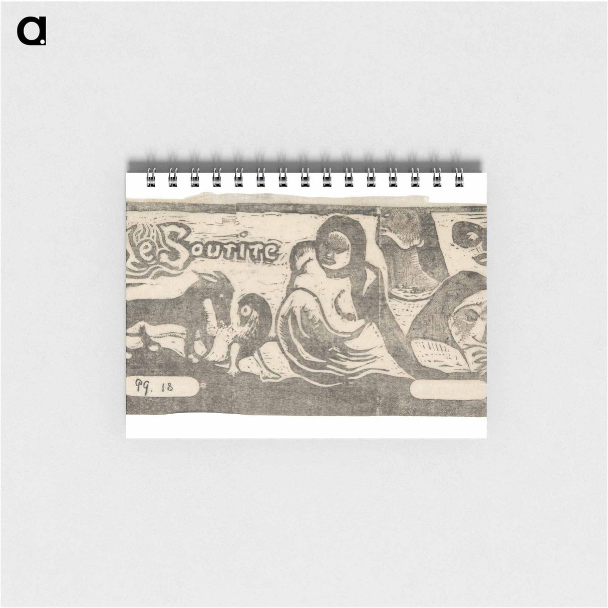 Three People, a Mask, a Fox, and a Bird - ポール ゴーギャン Memo.