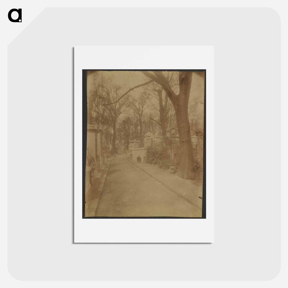 アートポストカード-Cimetière du Père Lachaise
- ウジェーヌ アジェ Postcard.