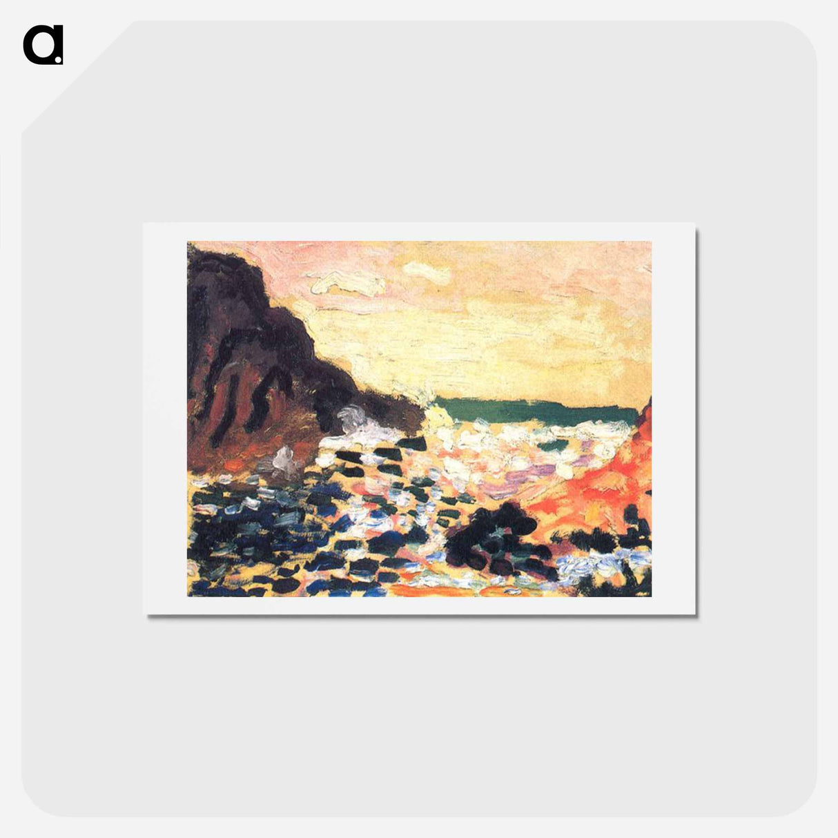 アートポストカード-Seascape - アンリ マティス Postcard.