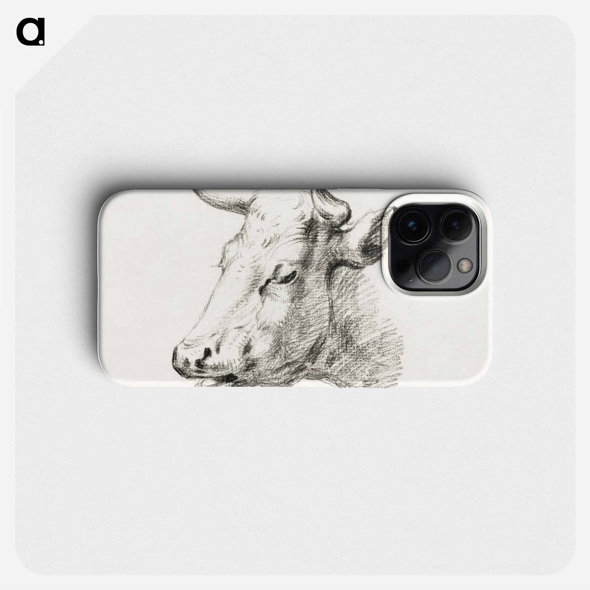 Head of a cow - ジャン ベルナール Phone Case.