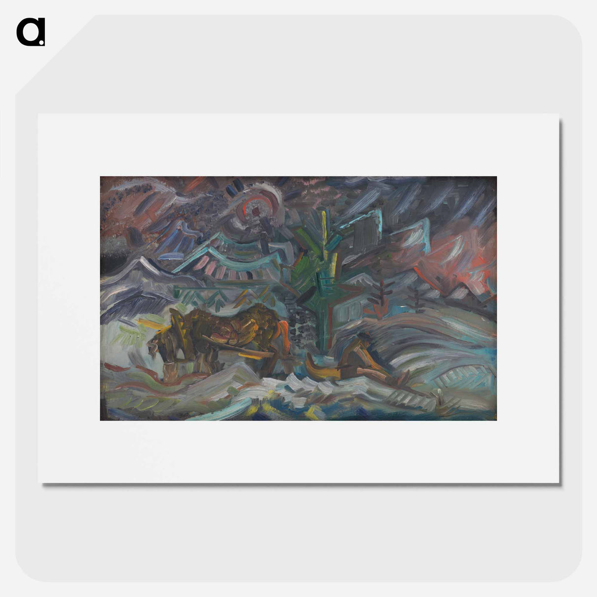 Resting farmers - アーノルド ピーター ワイズ クビンチャン Poster.