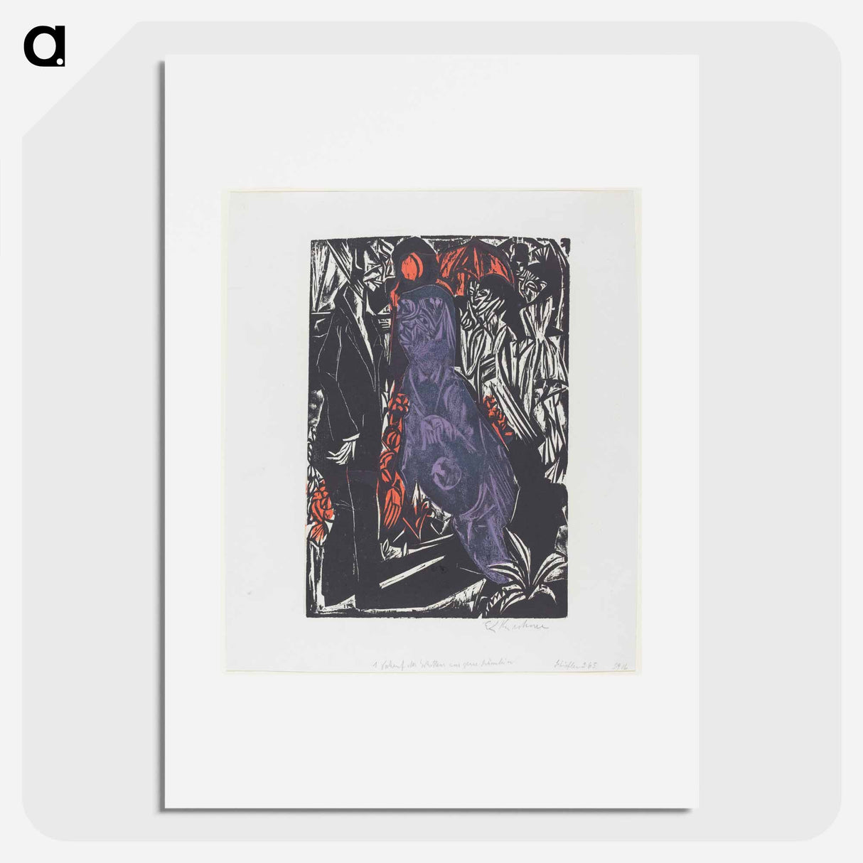 Peter Schlemihl's Wondrous Story: The Sale of His Shadow - エルンスト ルートヴィヒ キルヒナー Poster.