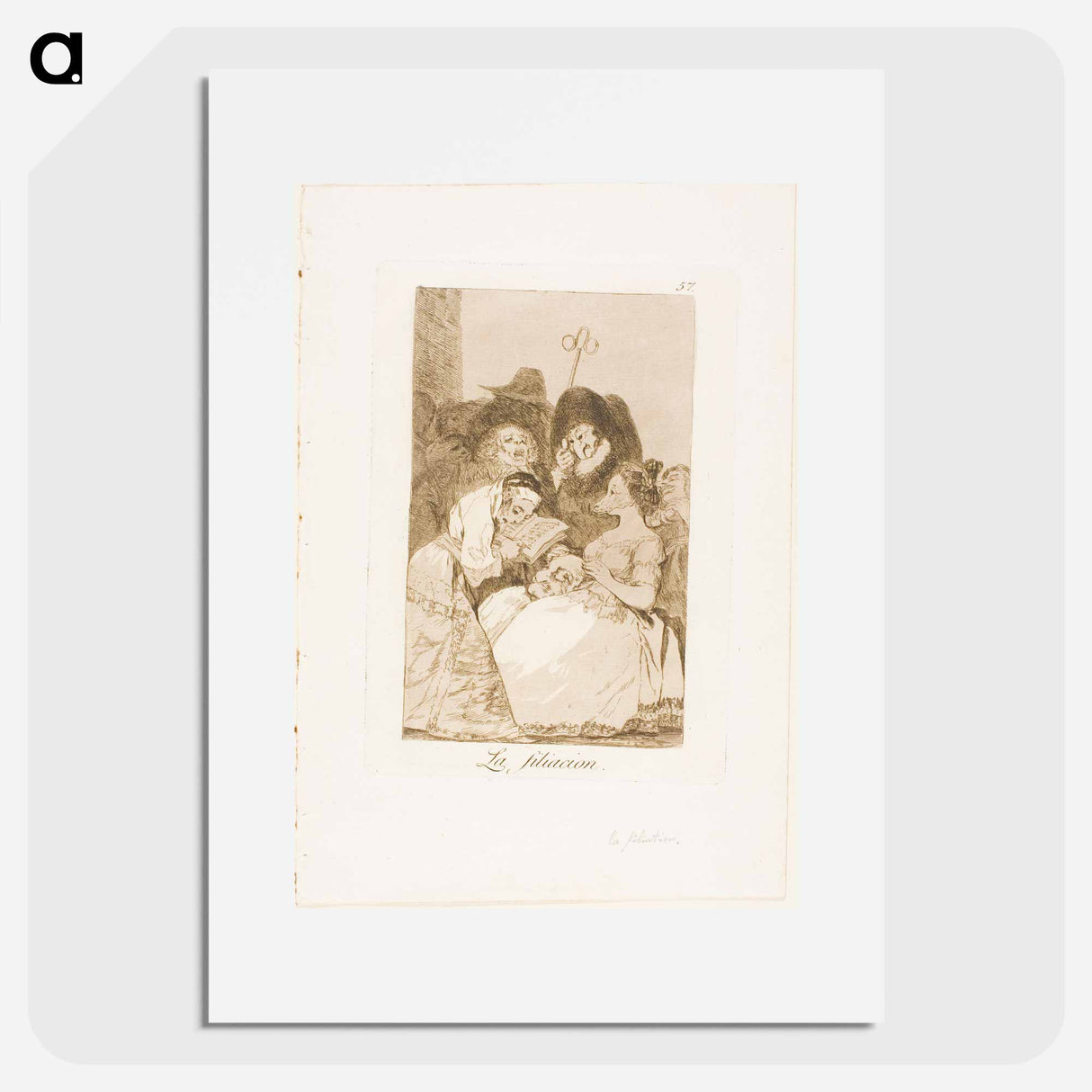 The Filiation - フランシスコ デ ゴヤ Poster.