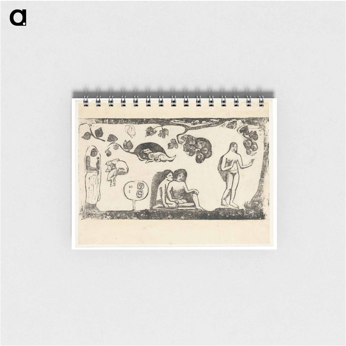 Women, Animals, and Foliage - ポール ゴーギャン Memo.