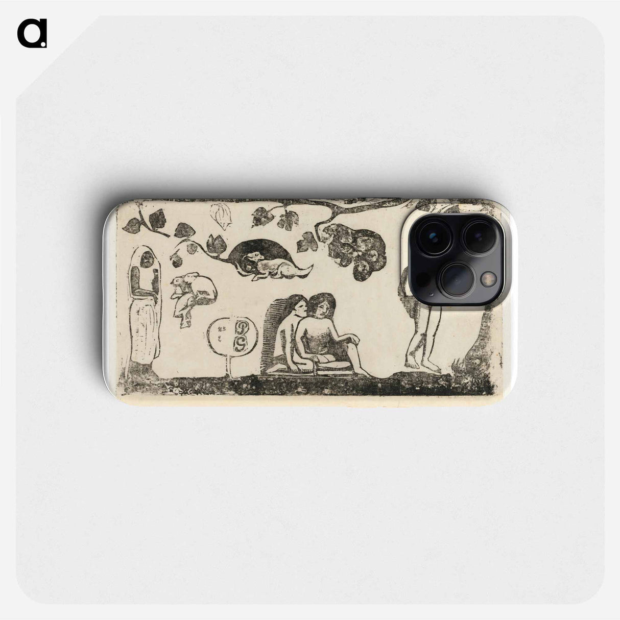 Women, Animals, and Foliage - Paul Gauguin Phone Case.