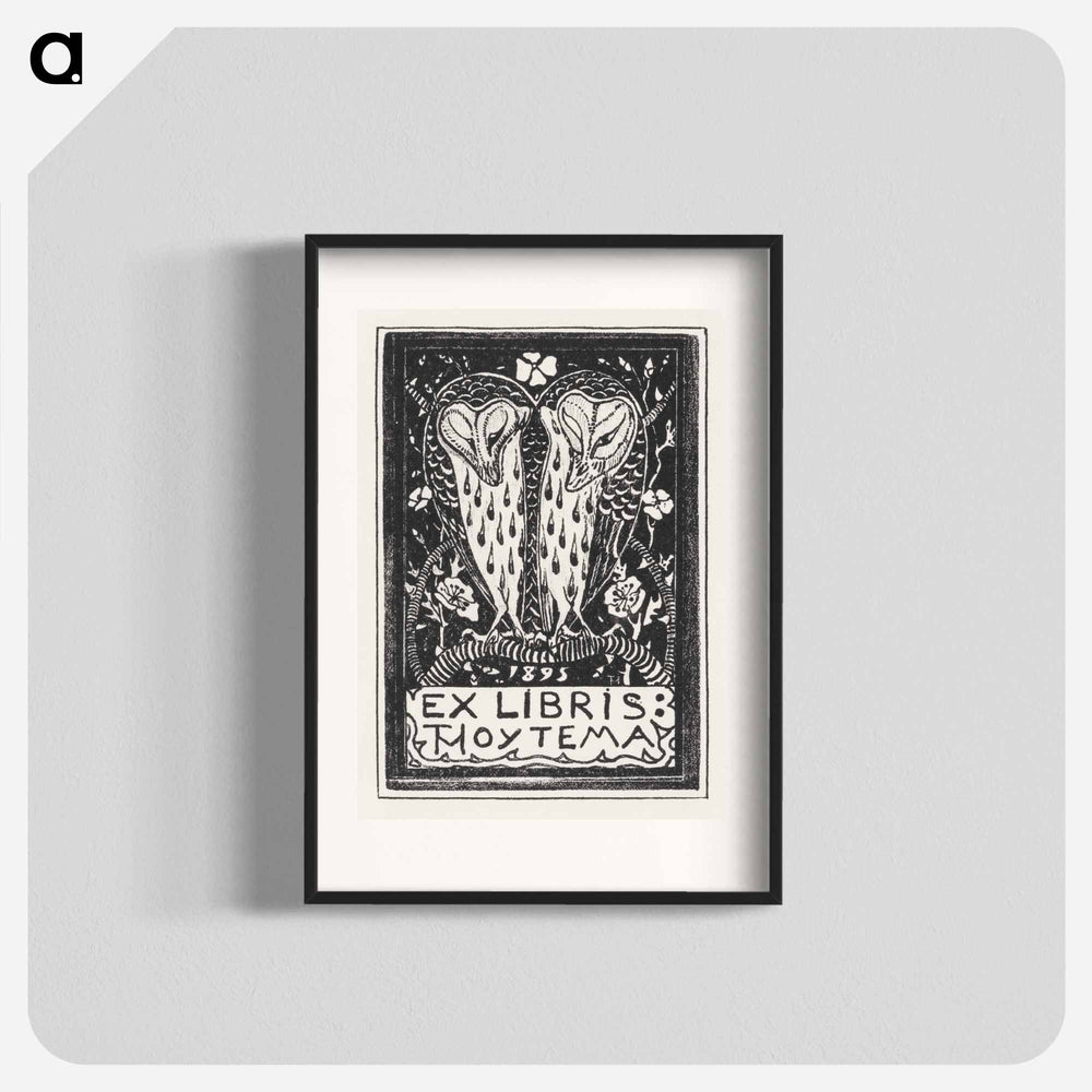 Ex libris of Theo van Hoytema - Theo van Hoytema Poster.