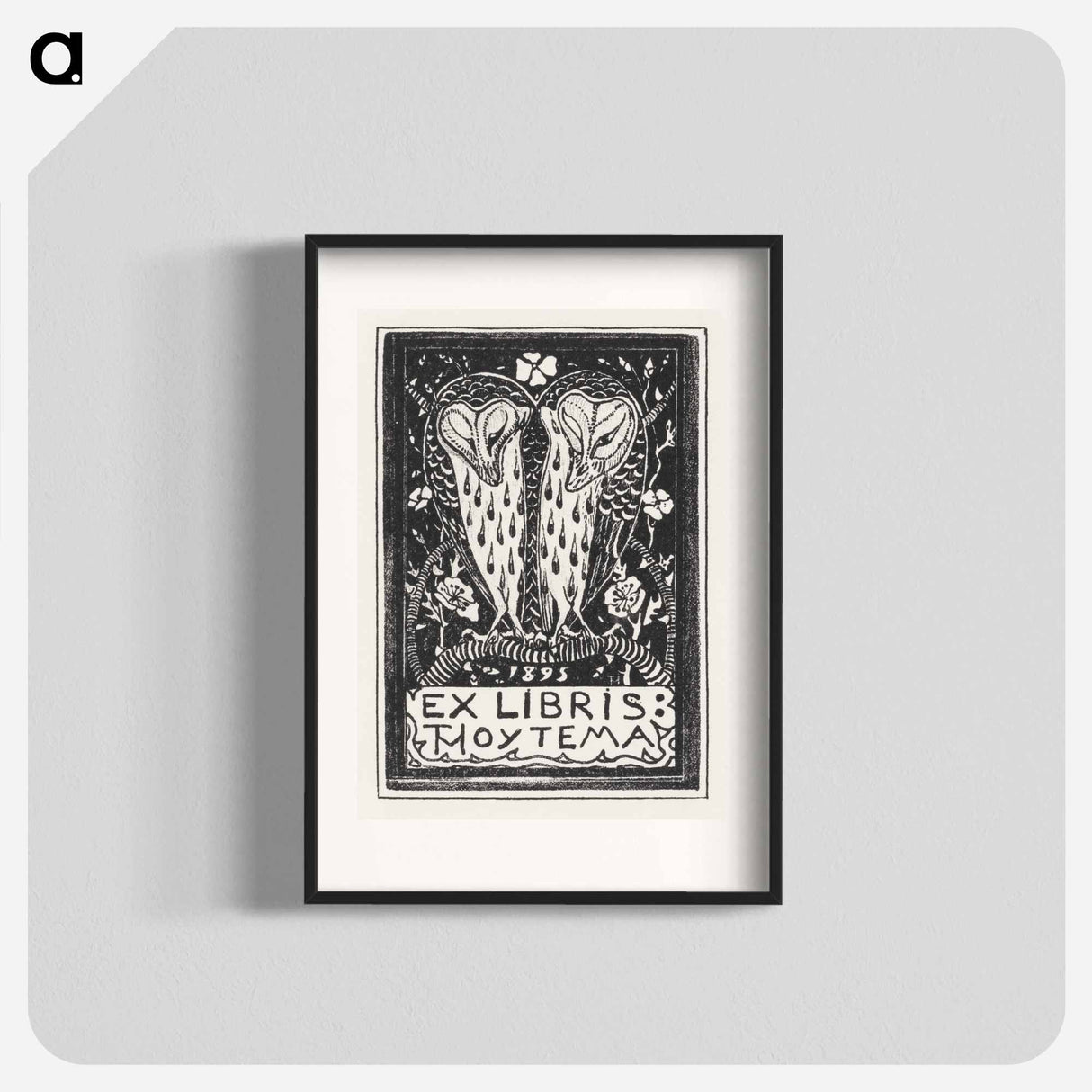 Ex libris of Theo van Hoytema - Theo van Hoytema Poster.