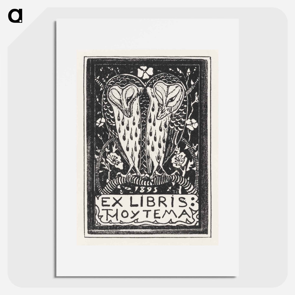 Ex libris of Theo van Hoytema - Theo van Hoytema Poster.