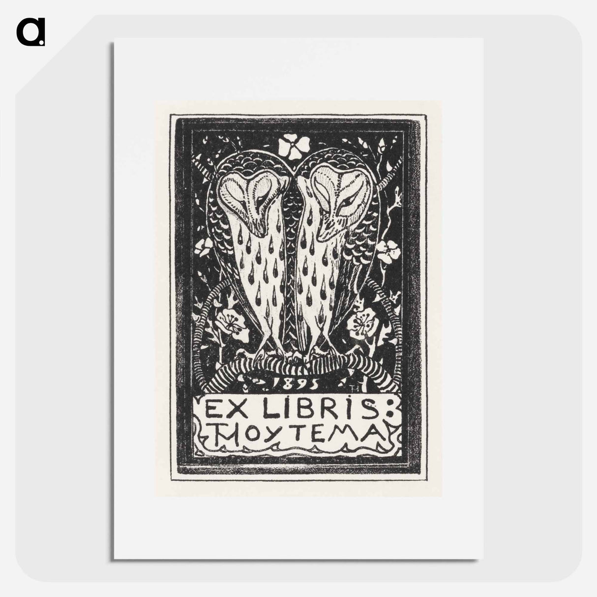 Ex libris of Theo van Hoytema - Theo van Hoytema Poster.