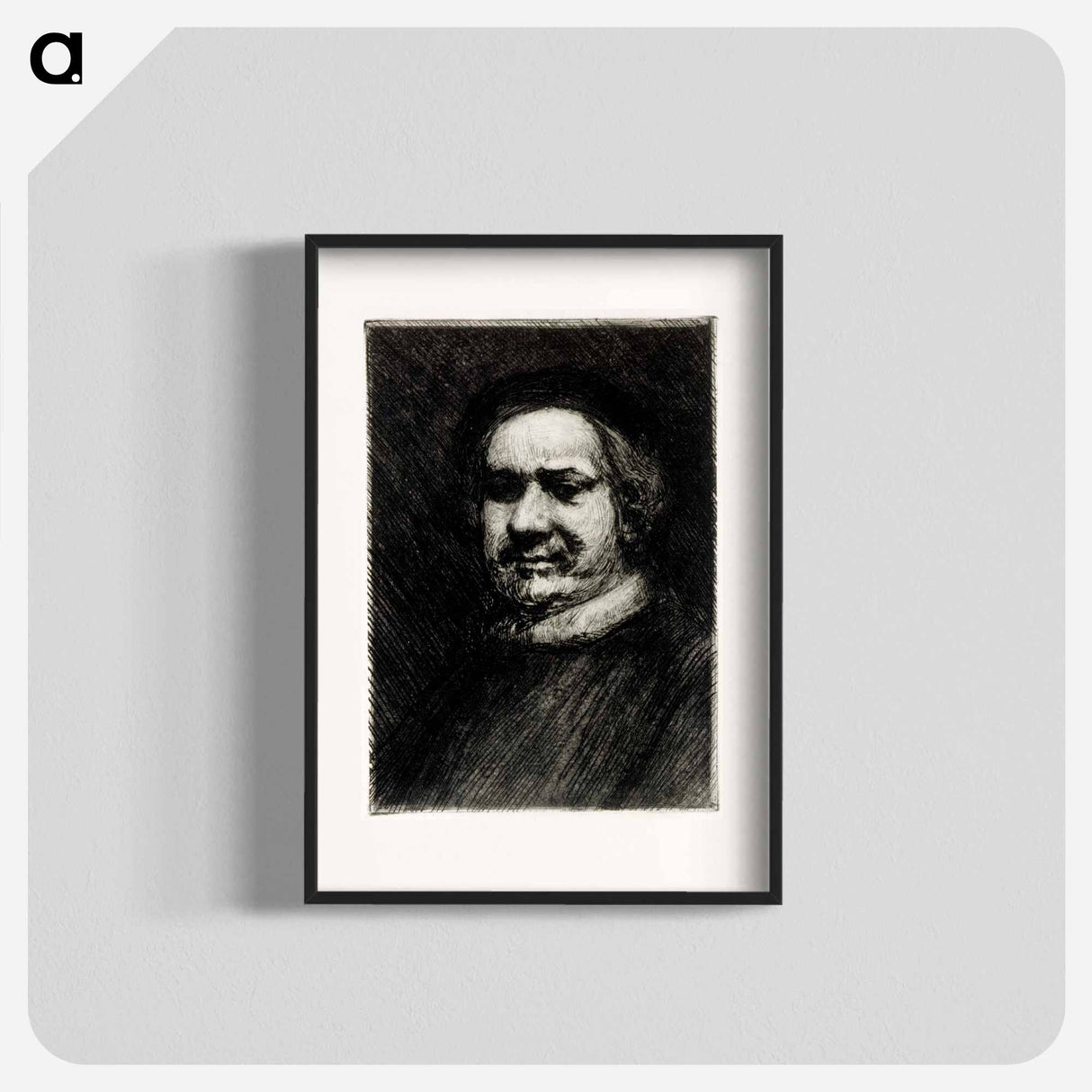 Portrait of Rembrandt - アルバート エーデルフェルト Poster.
