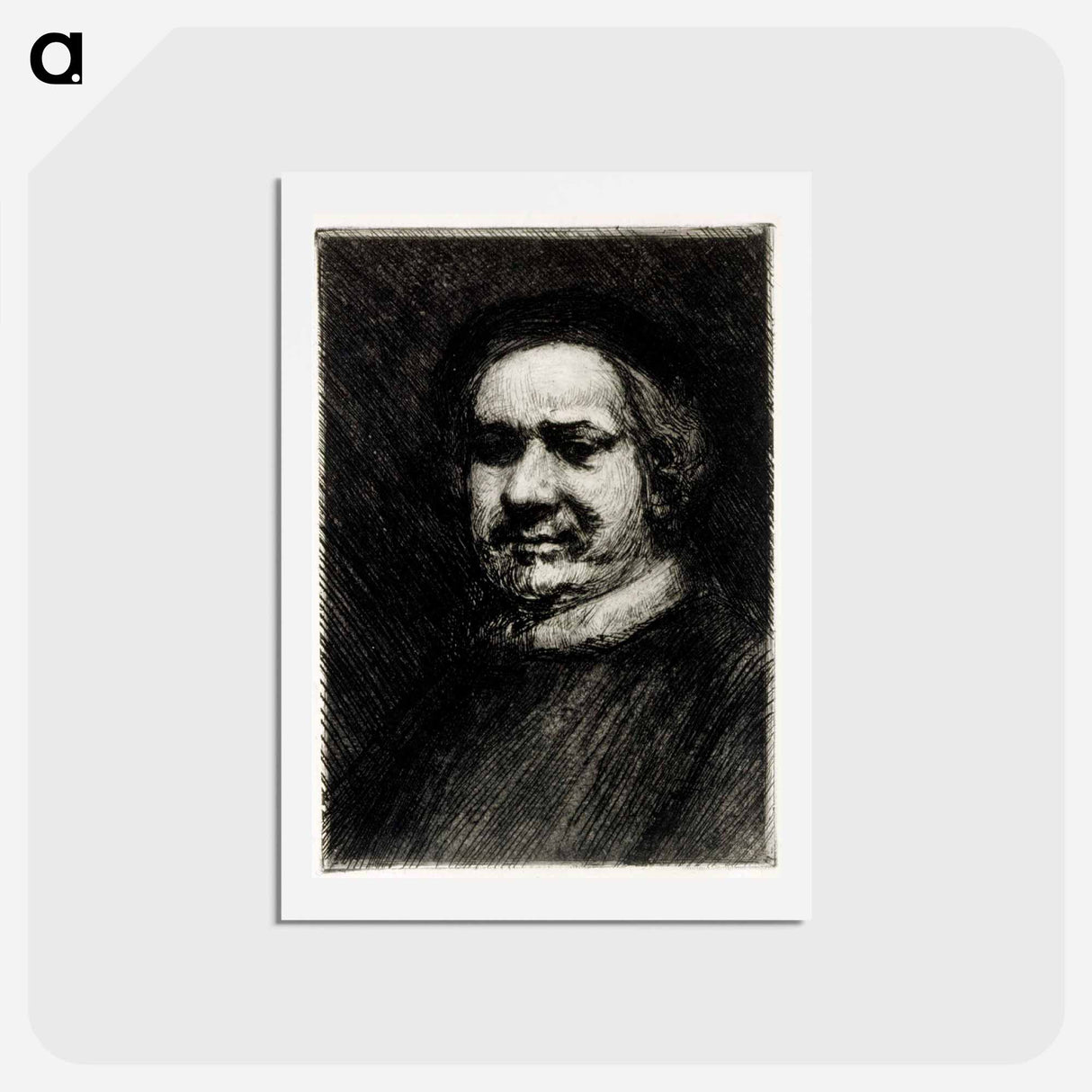 Portrait of Rembrandt - アルバート エーデルフェルト Postcard.