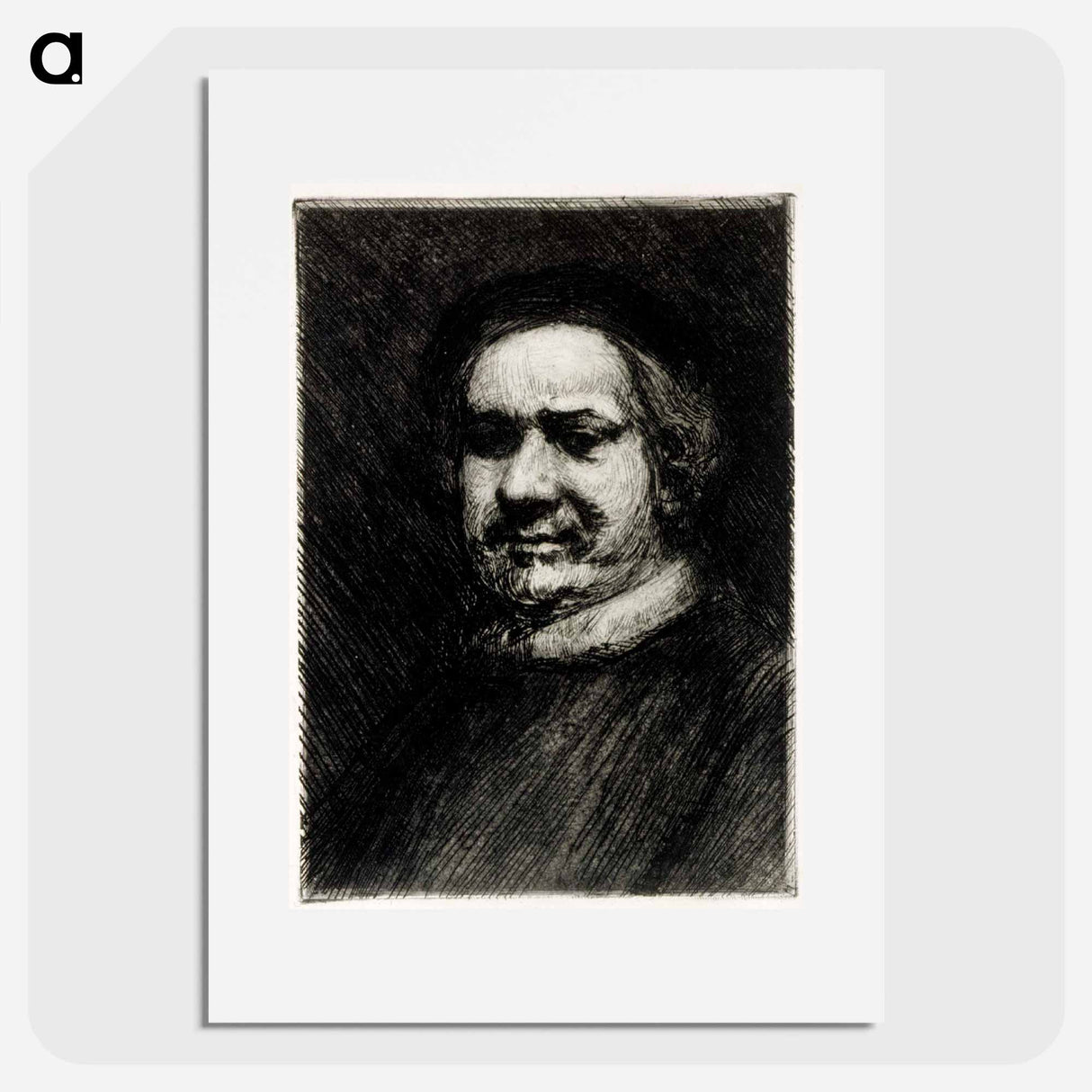 Portrait of Rembrandt - アルバート エーデルフェルト Poster.