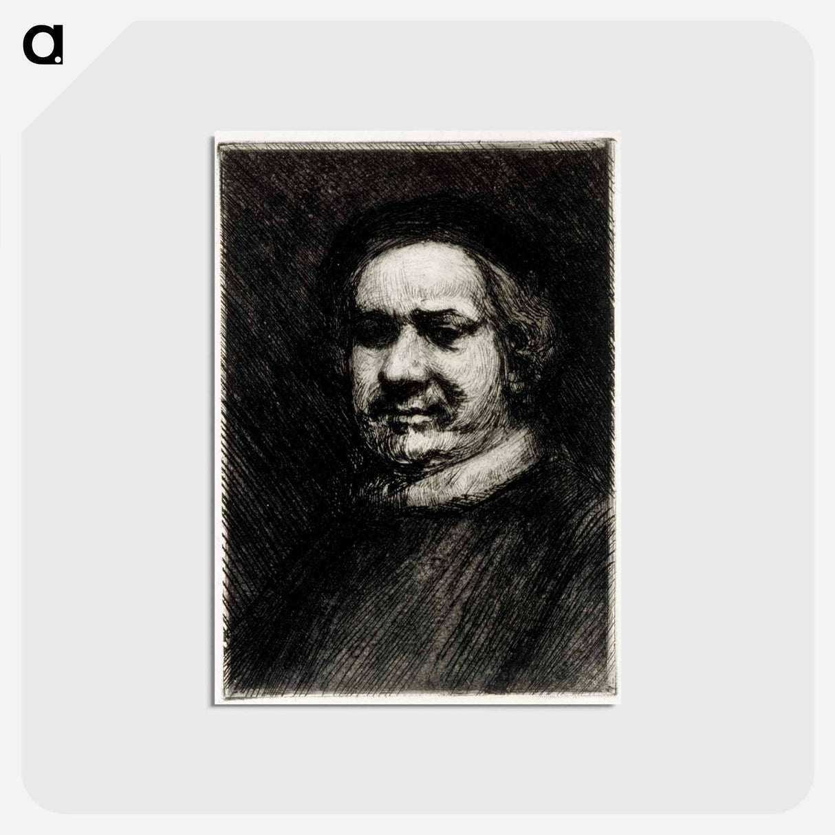 Portrait of Rembrandt - アルバート エーデルフェルト Postcard.