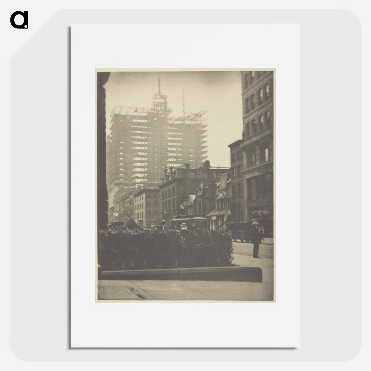 Old and New New York - アルフレッド スティーグリッツ Poster.