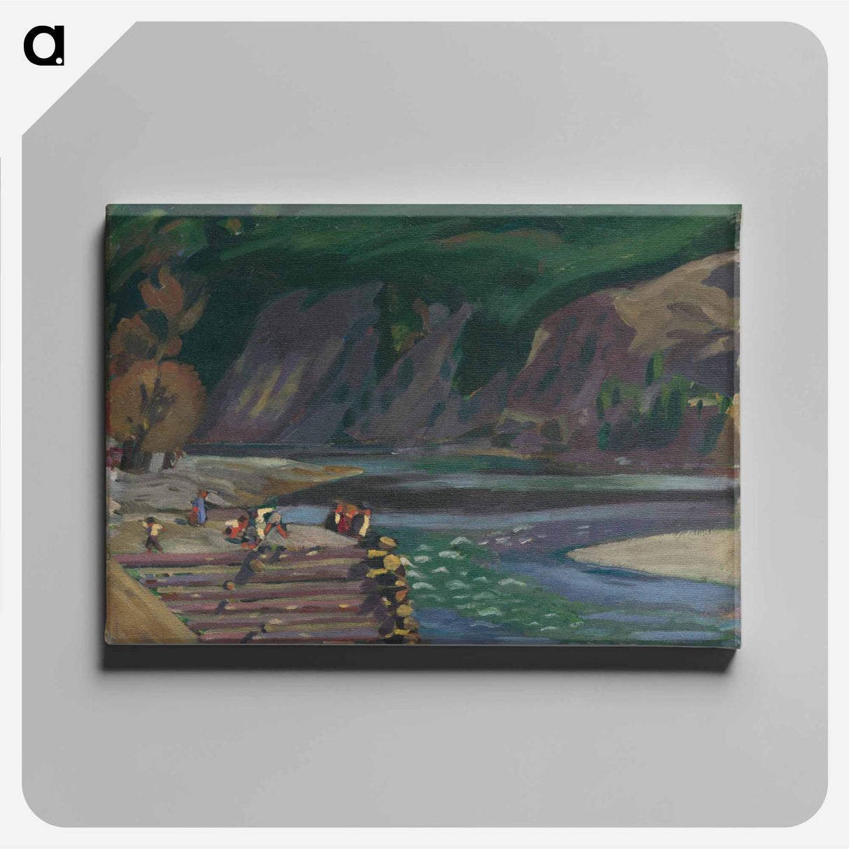 Motif from dolný kubín - アーノルド ピーター ワイズ クビンチャン Canvas.