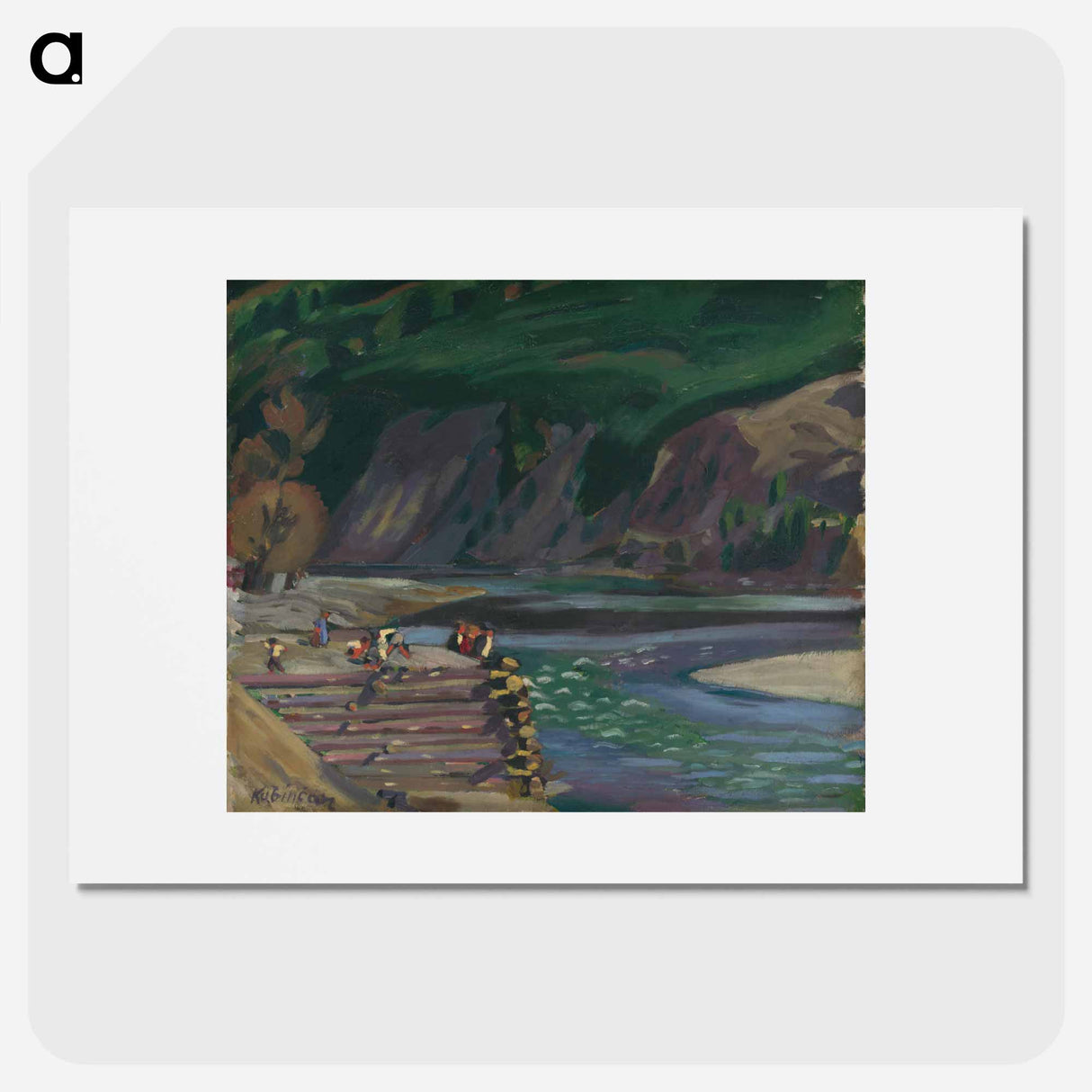 Motif from dolný kubín - アーノルド ピーター ワイズ クビンチャン Poster.