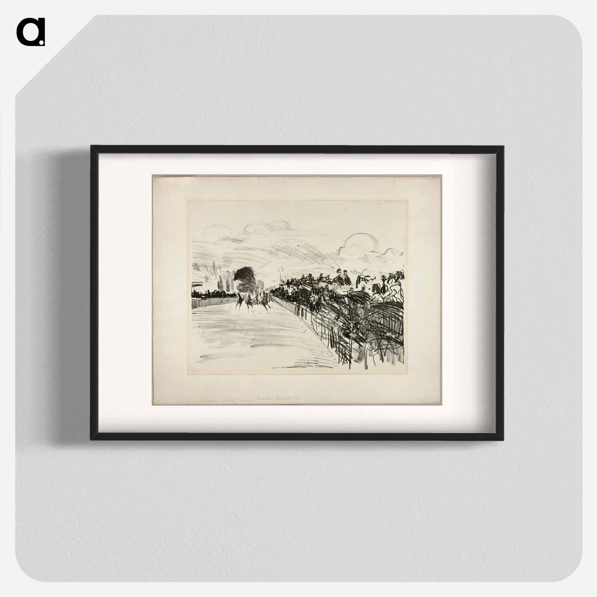 The Races - エドゥアール マネ Poster.