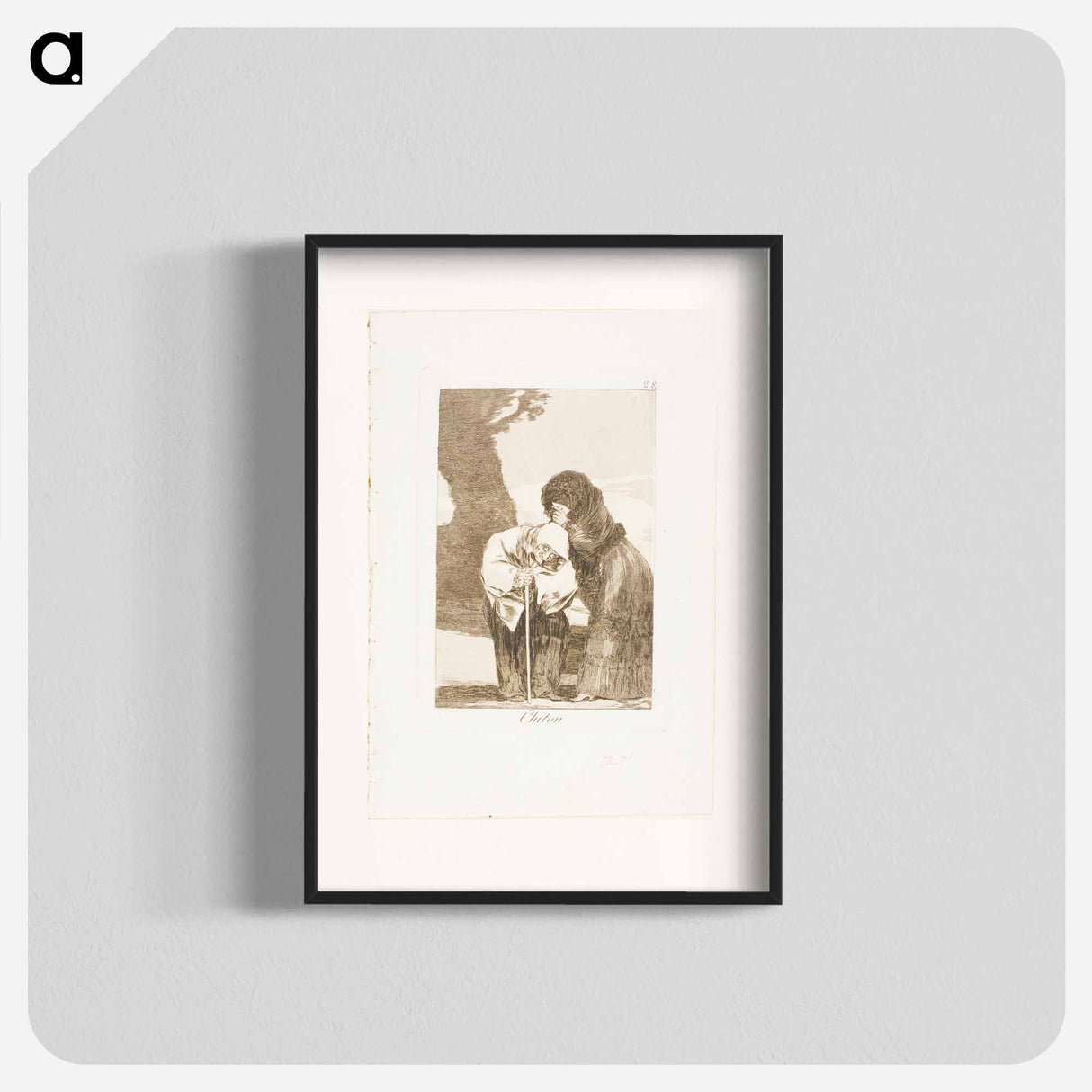 Hush - フランシスコ デ ゴヤ Poster.