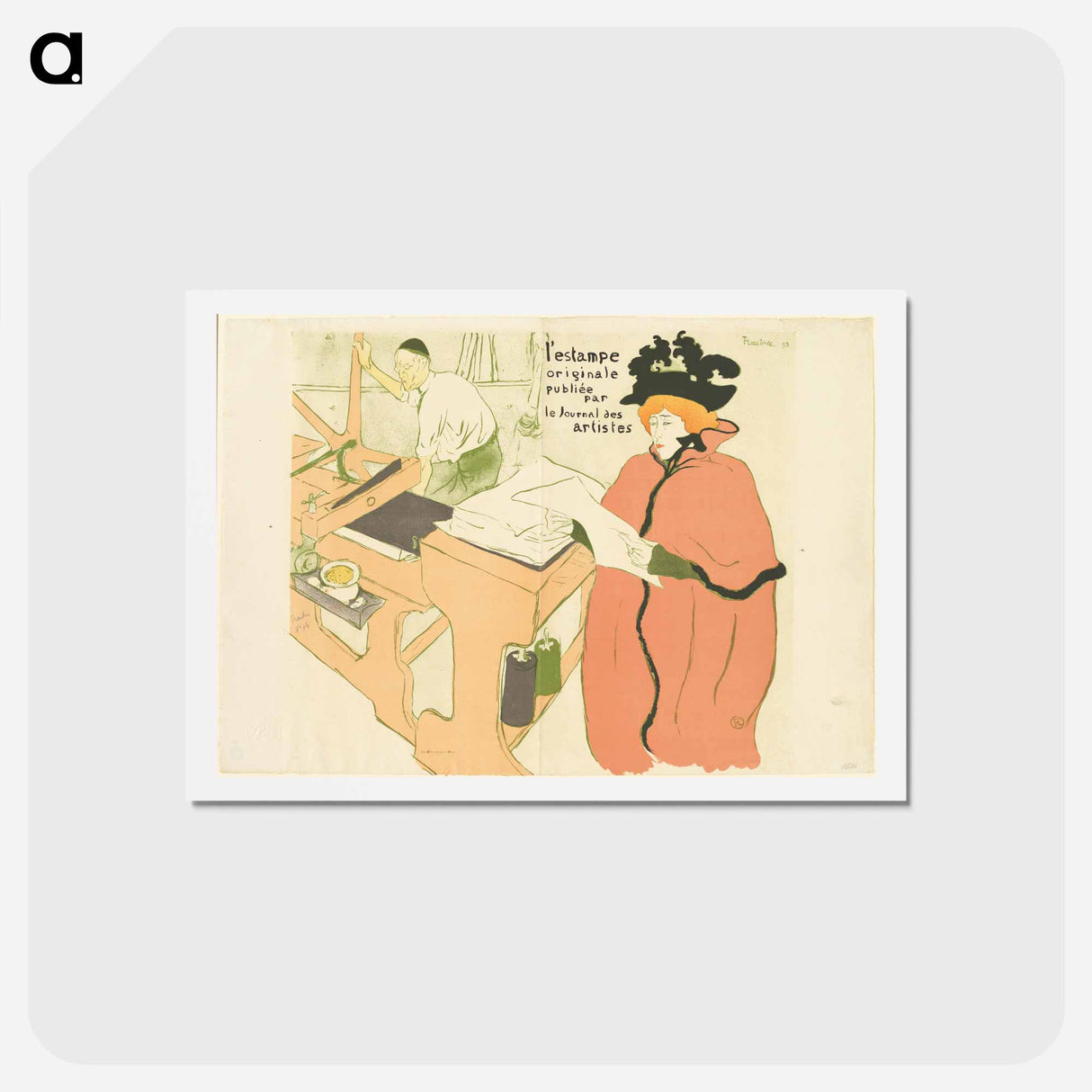 アートポストカード-L'estampe originale - アンリ ド トゥールーズ ロートレック Postcard.