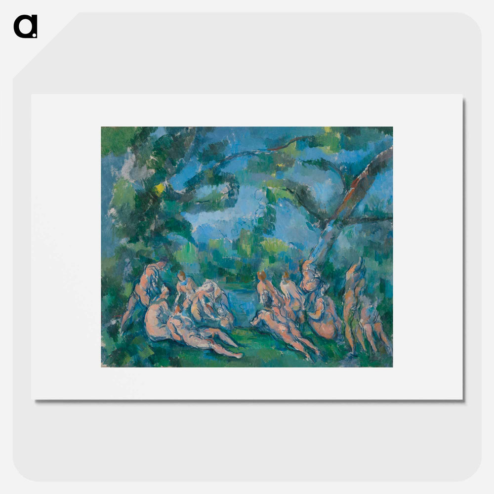 The Bathers - Paul Cezanne Poster.