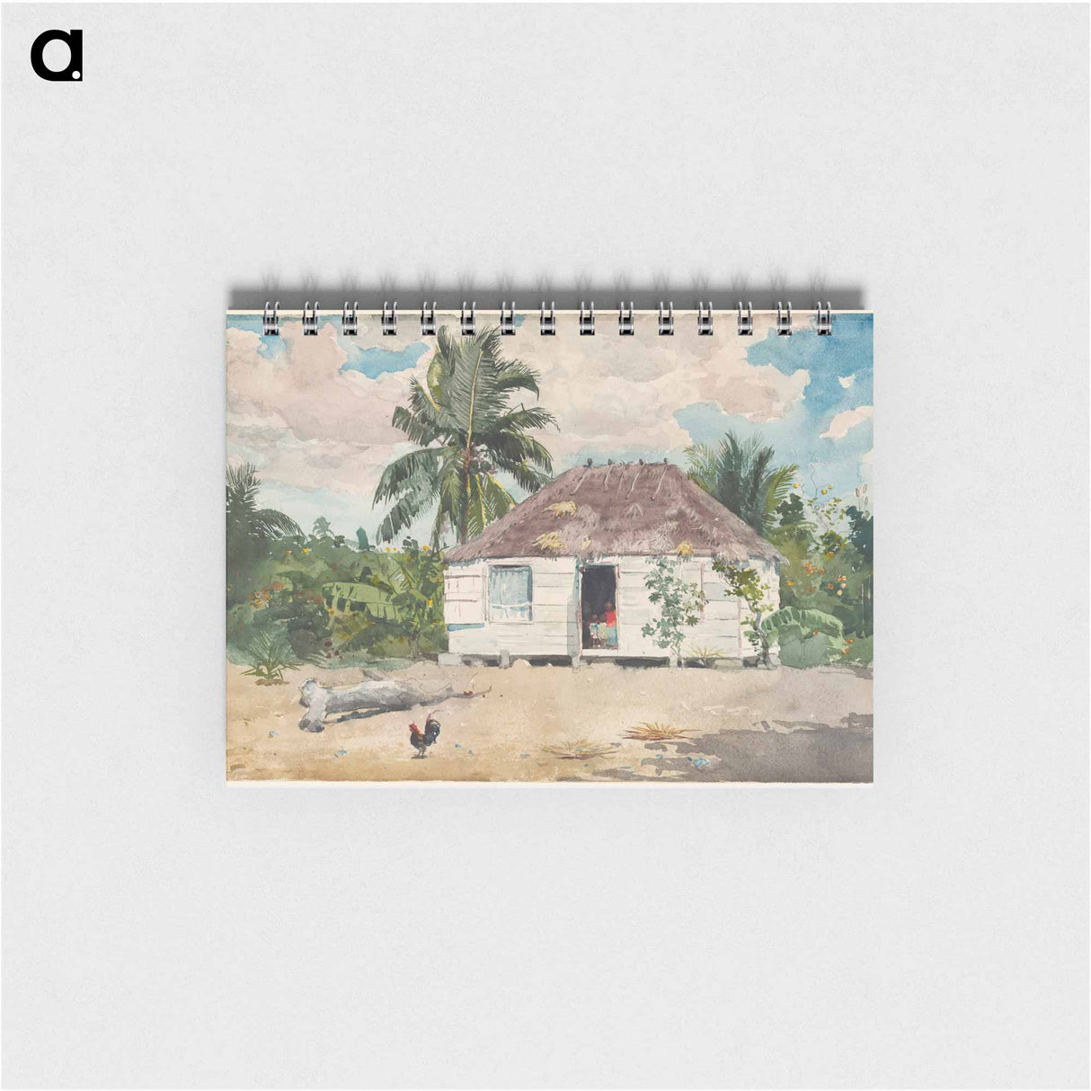 Native hut at Nassau - ウィンスロー ホーマー Memo.