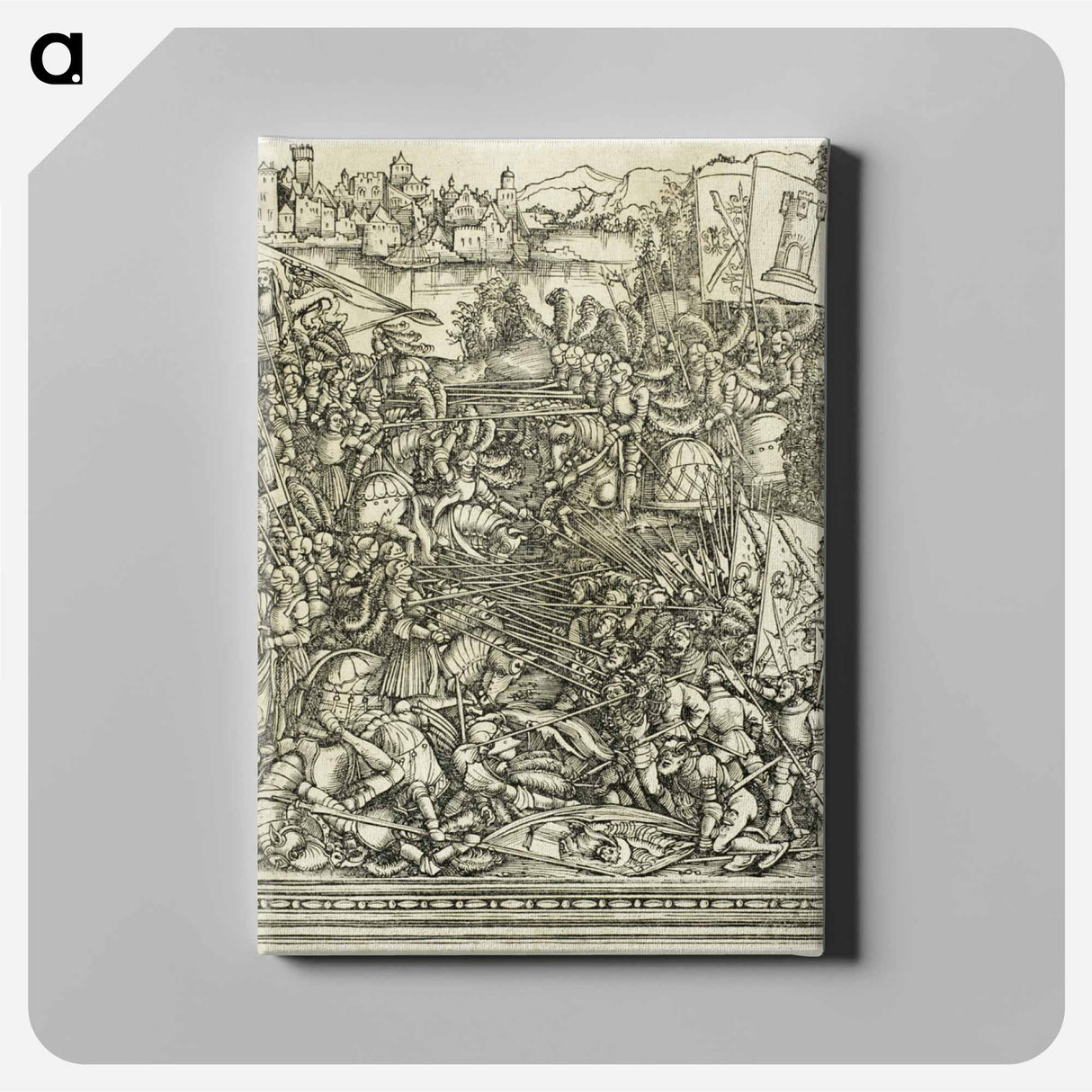 The War with Venice - アルブレヒト デューラー Canvas.