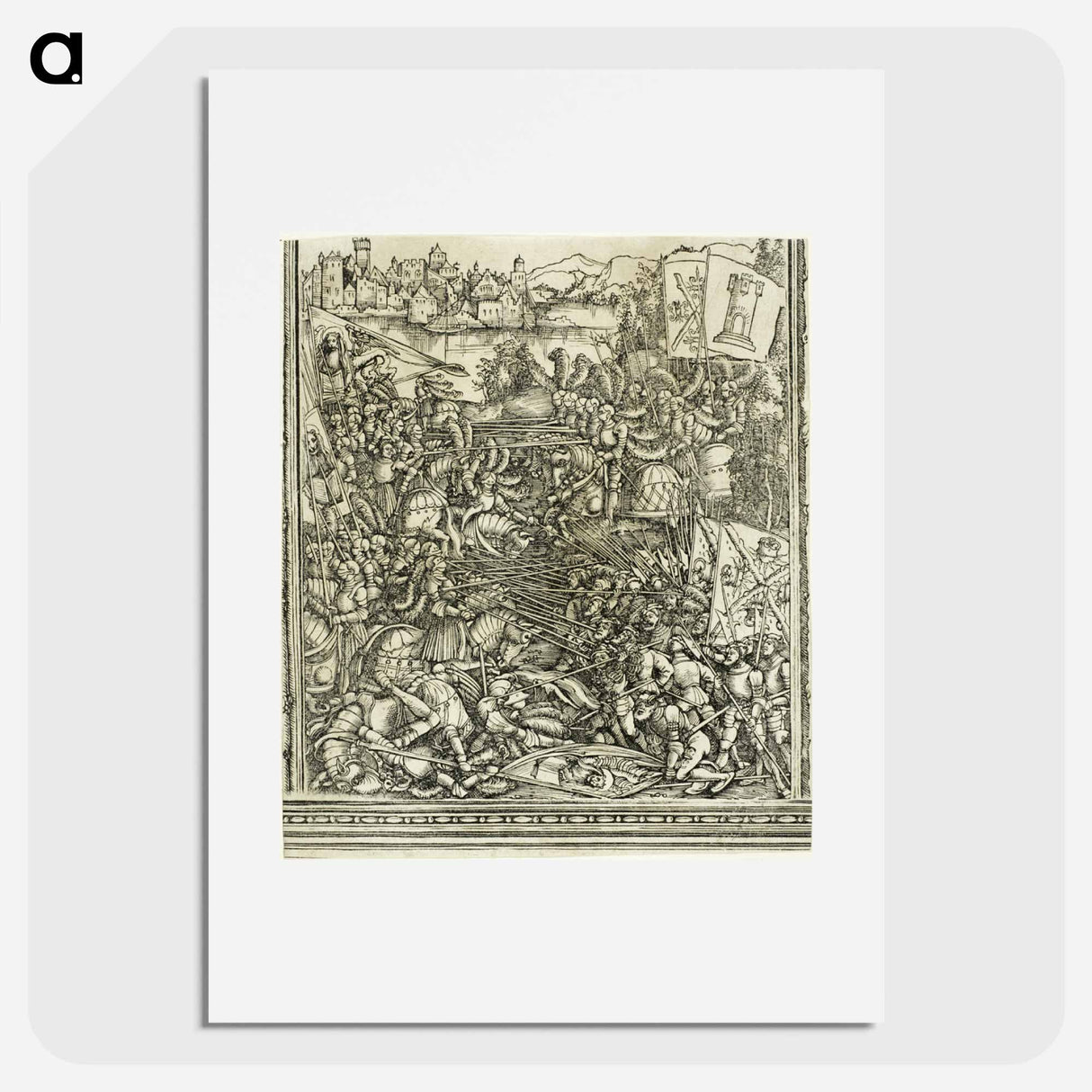 The War with Venice - アルブレヒト デューラー Poster.