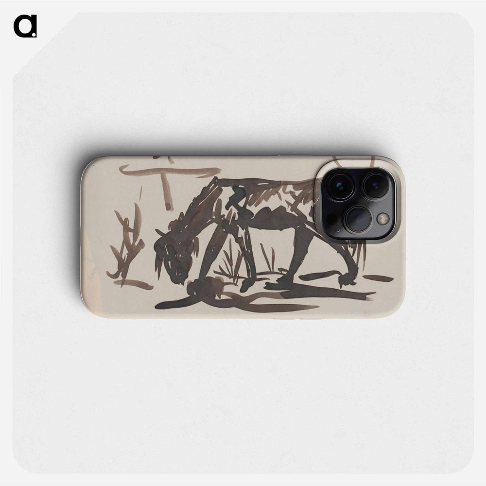 Sketchbook 9 horse - アーノルド ピーター ワイズ クビンチャン Phone Case.