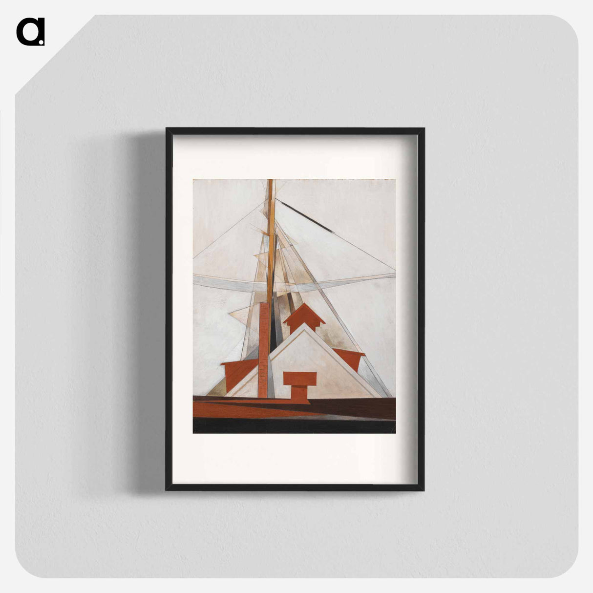 Masts - Charles Demuth Poster.