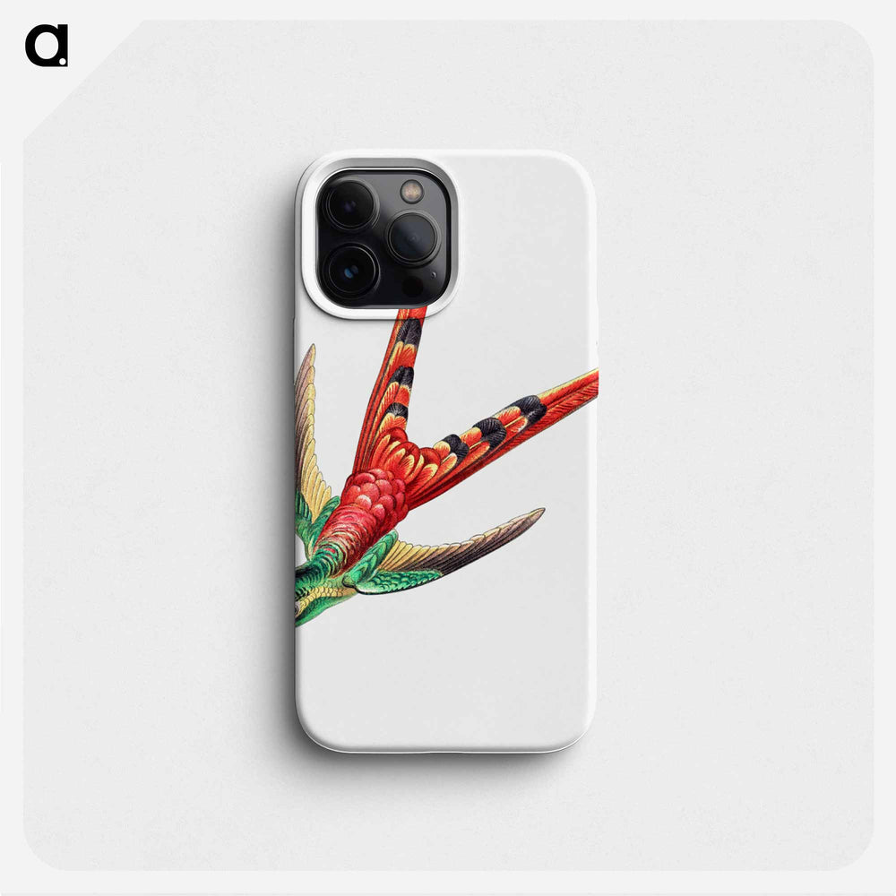 Colorful vintage hummingbird illustration - エルンスト ヘッケル Phone Case.