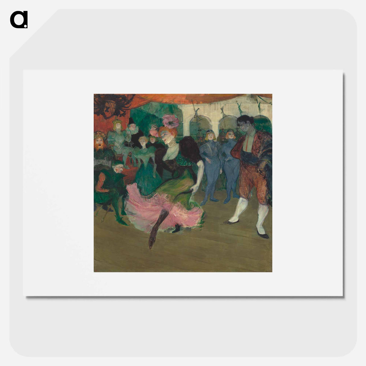 Marcelle Lender Dancing the Bolero in Chilpéric - Henri de Toulouse-Lautrec Poster.