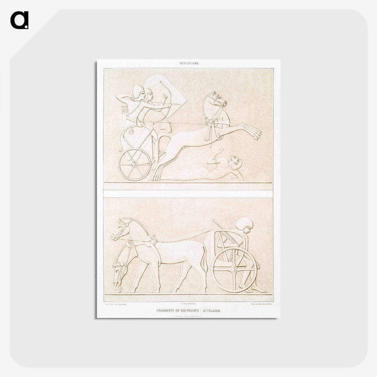 アートポストカード-Fragments of Bas-Reliefs
- エジプト美術史 Postcard.