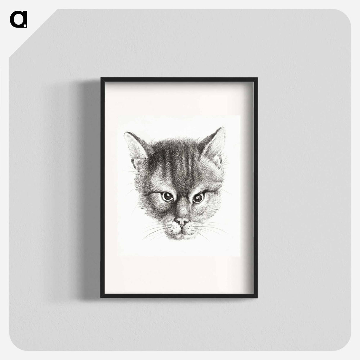 Sketch of a cat - ジャン ベルナール Poster.