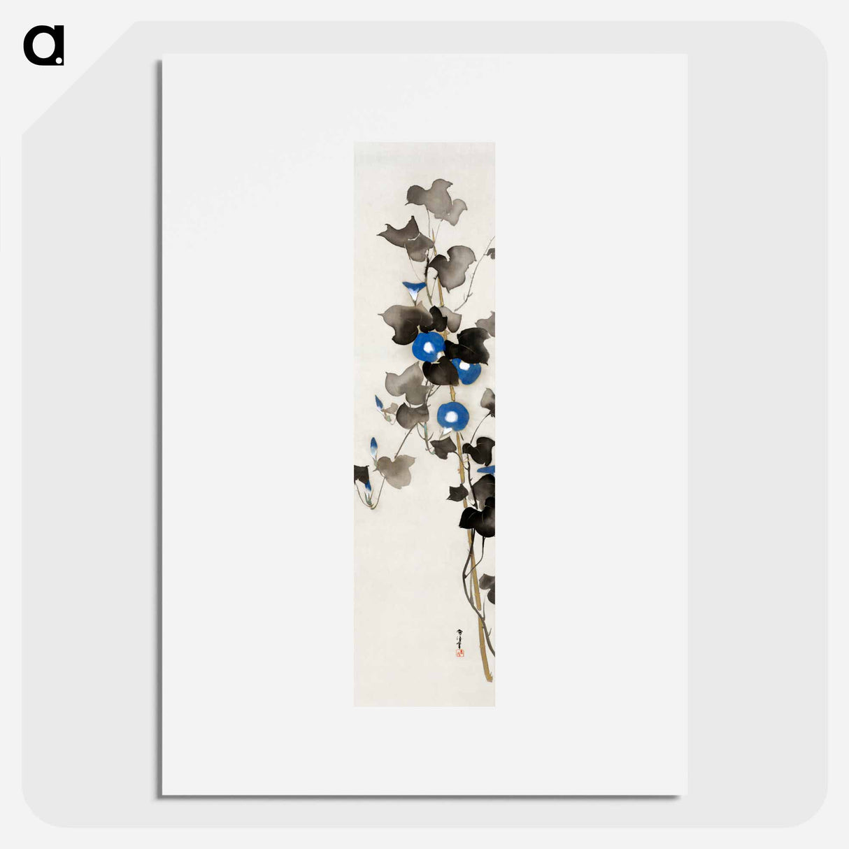 Morning glories - 神坂 雪佳 Poster.