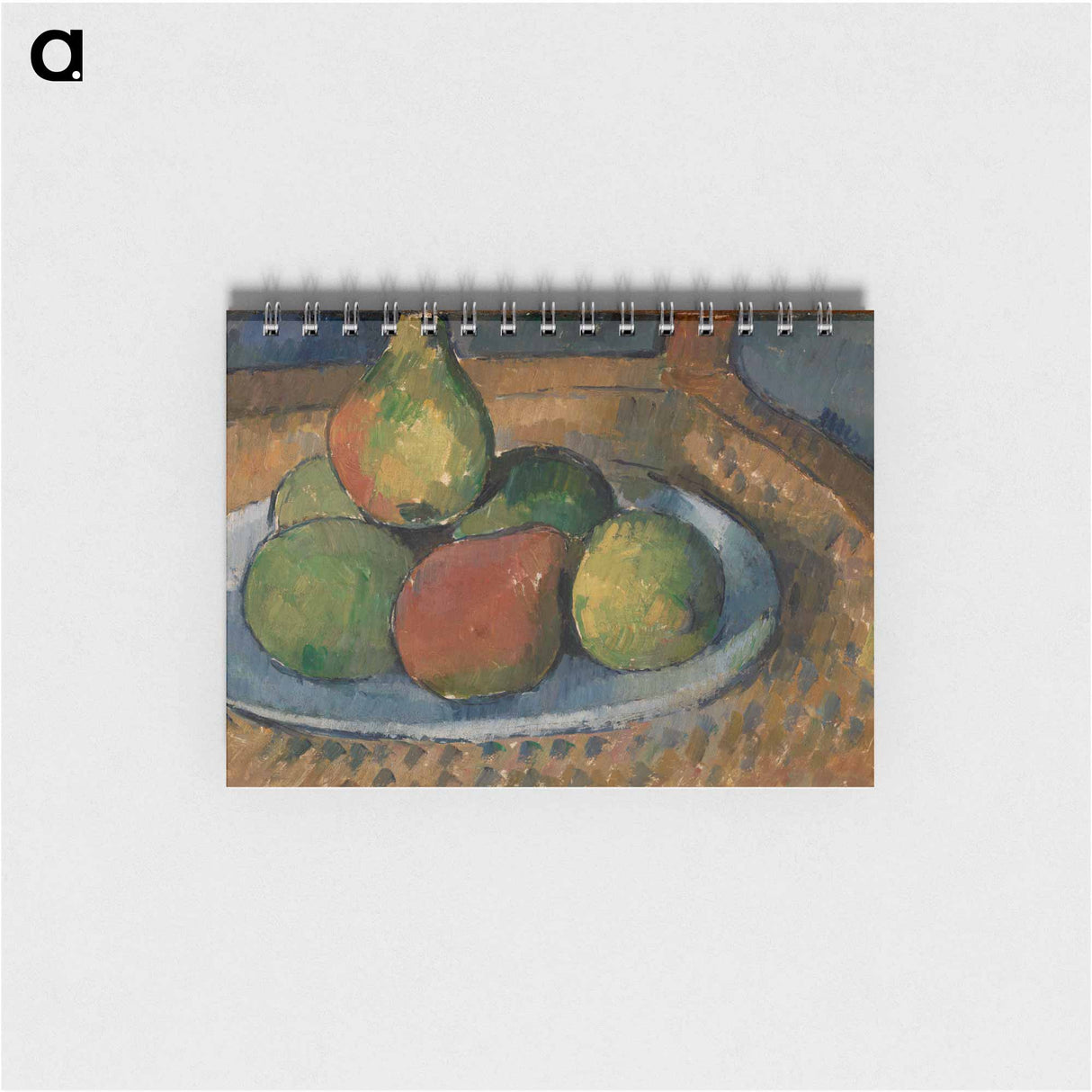 Plate of Fruit on a Chair - ポール セザンヌ Memo.