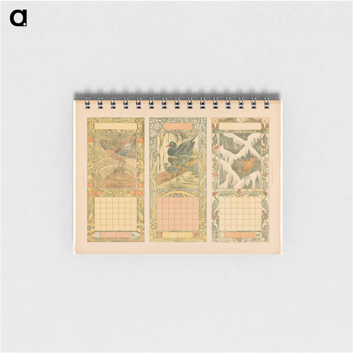 Kalenders voor augustus, juni en december 1904 - テオ ヴァン ホイテマ Memo.