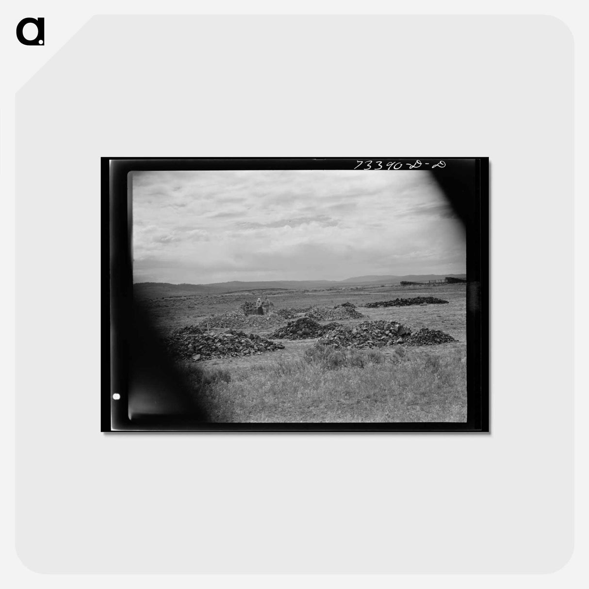 アートポストカード-Chrome Ore Piles
- ラッセル リー Postcard.