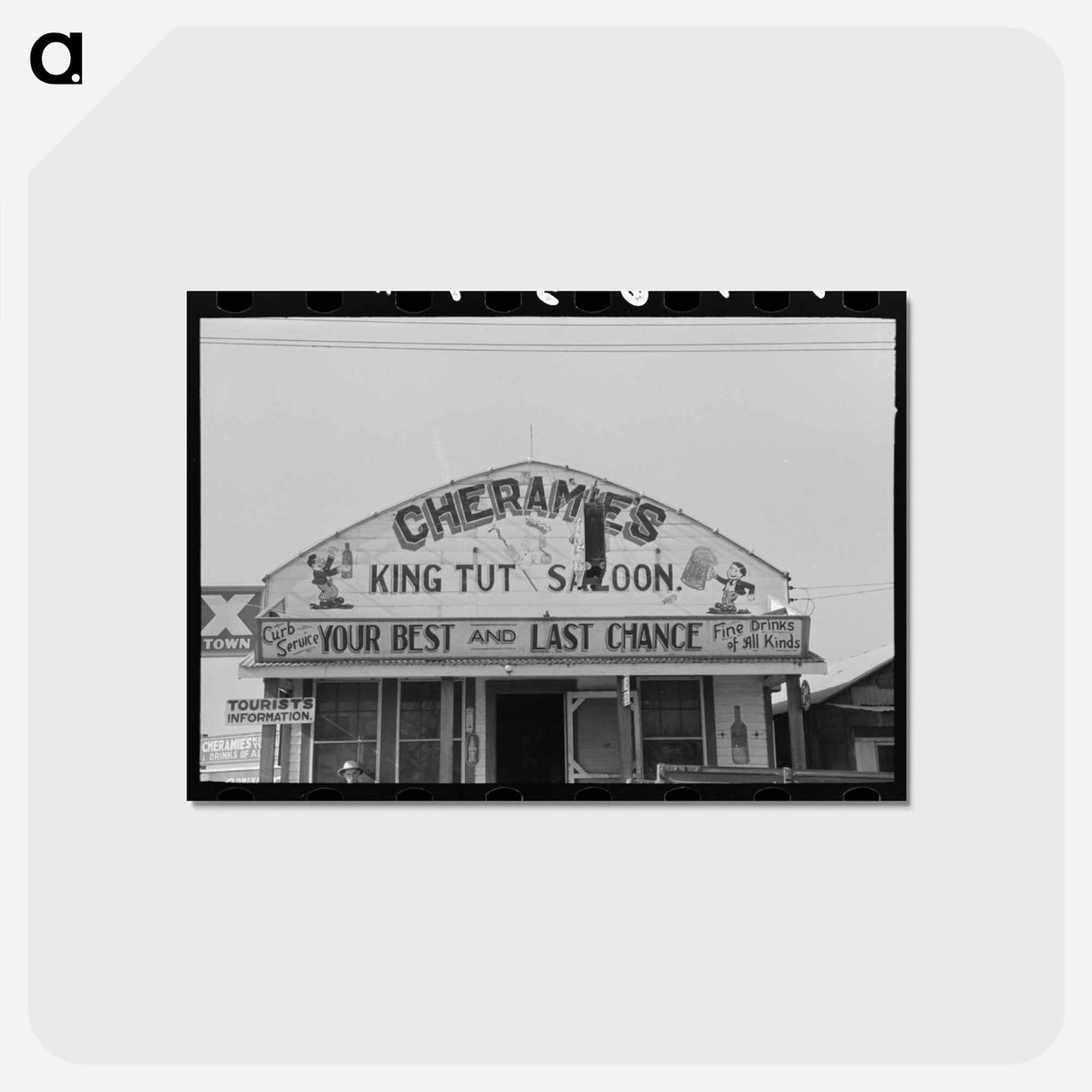アートポストカード-Raceland Saloon
- ラッセル リー Postcard.