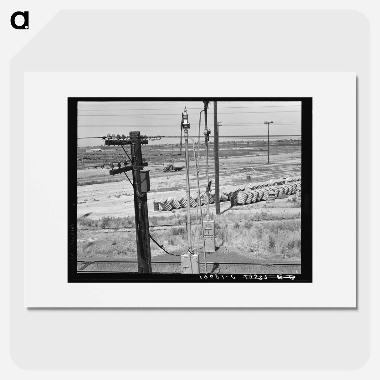 アートポスター-Between Tulare and Fresno, California - ドロテア ラング Poster.